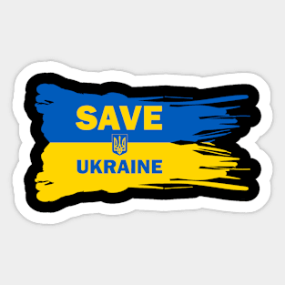 Save Ukraine Sticker